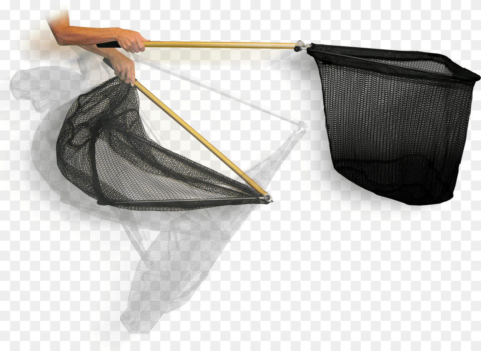 Compact Landing Net Bag, Adult, Male, Man, Person Png