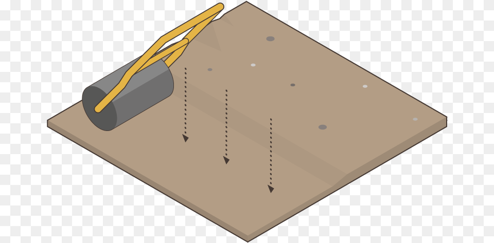 Compact The Ground Illustration, Plywood, Wood Free Png Download