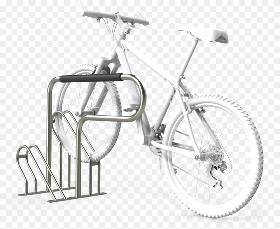 Compact Vandal Resistant Fully Welded Bicycle Rack, Machine, Transportation, Vehicle, Wheel Free Png
