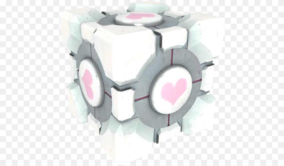 Companion Cube Portal Weighted Storage Cube, Toy Png Image