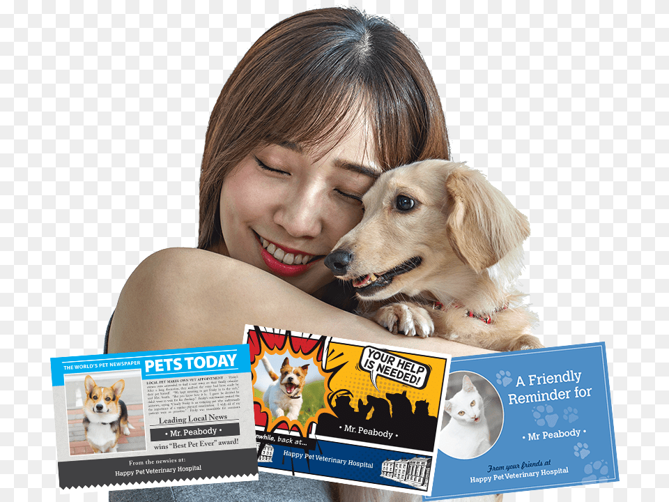 Companion Dog, Adult, Poster, Person, Woman Free Png Download
