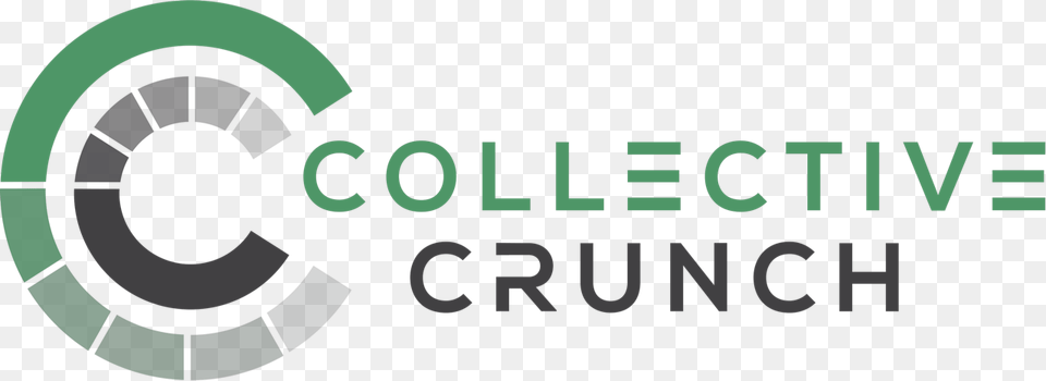 Company Collective Crunch, Logo, Green, Machine, Wheel Png Image