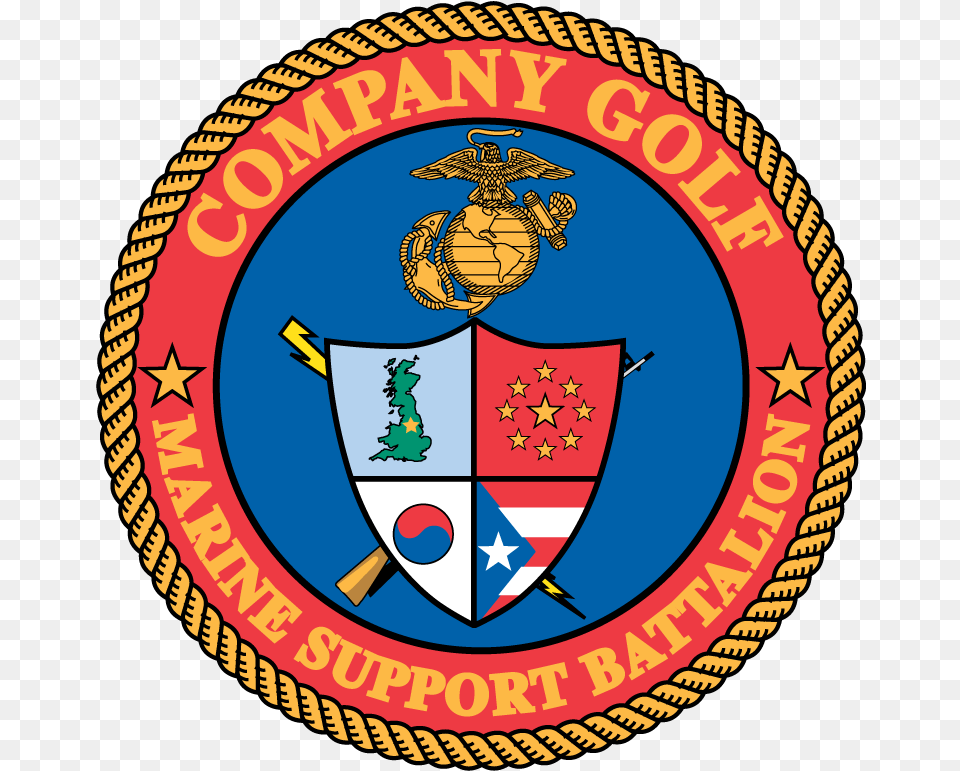 Company Golf Marine Support Battalion Camp Lemonnier, Emblem, Symbol, Badge, Logo Free Png Download