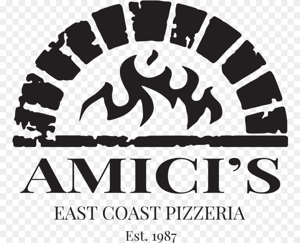 Company Logo In Black Amici39s East Coast Pizzeria Logo, Person Png Image