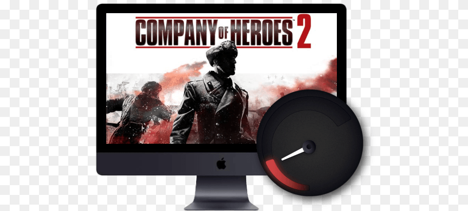 Company Of Heroes 2 Mac Review Company Heroes 2 Logo, Adult, Person, Man, Male Free Png Download