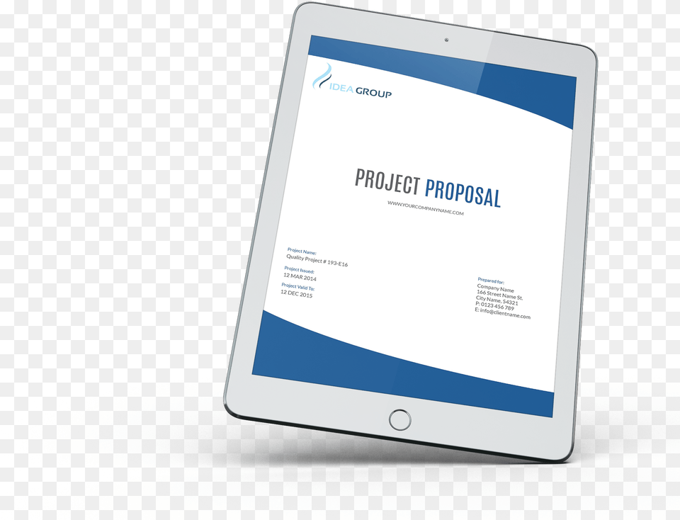 Company Proposal E Book Template Portfolio Plan Pdf Smartphone, Computer, Electronics, Tablet Computer, Text Png