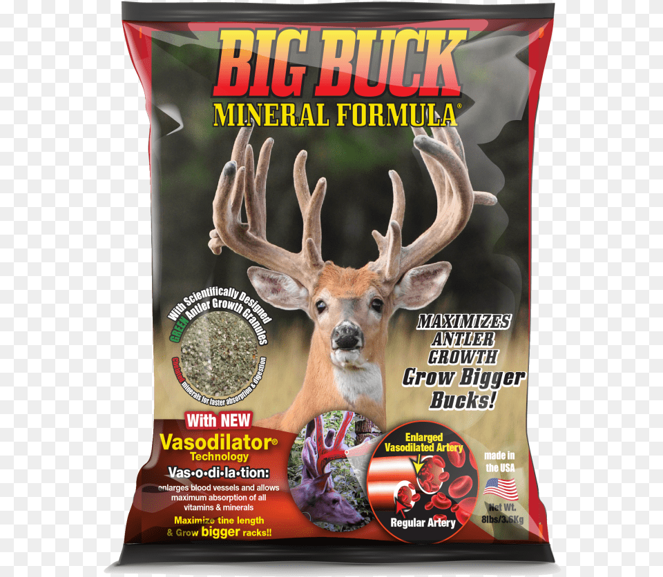 Compare Big Buck To Other Brands Extreme Hunting Solutions Big Buck Mineral Formula, Animal, Deer, Mammal, Wildlife Png