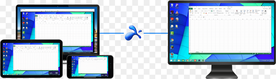 Compare Remote Access Software With Splashtop Splashtop Remote, Computer, Electronics, Pc, Screen Free Png Download
