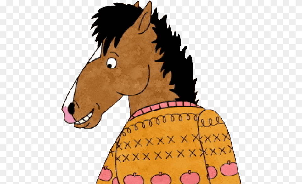 Compare U0027bojack Horsemanu0027 Cartoon, Person, Animal, Mammal, Horse Png Image