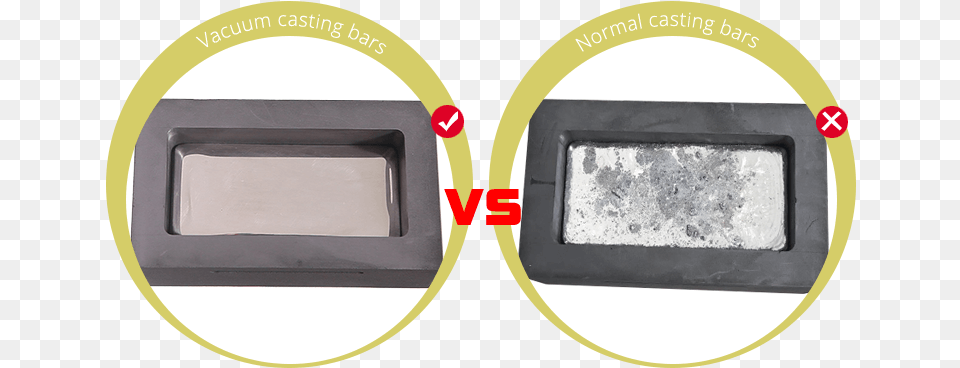 Comparing Normal Casting Vacuum Casting Bars Are With Silver Free Transparent Png