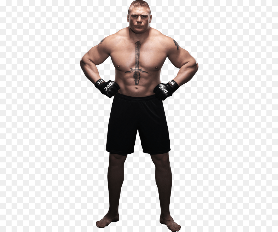 Comparison Brock Lesnar Height, Tattoo, Back, Body Part, Skin Free Png Download