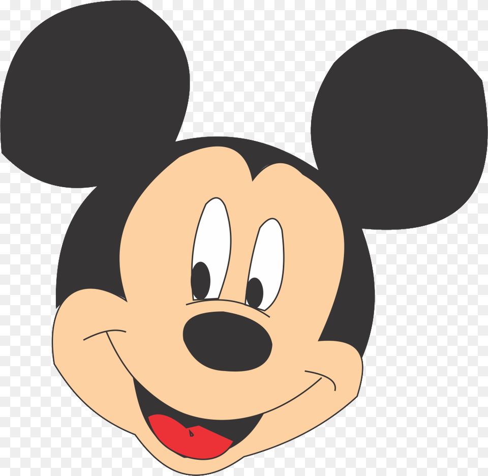 Compartir Twittear Mickey Mouse Face Mickey Mouse Vector, Cartoon, Nature, Outdoors, Snow Free Transparent Png