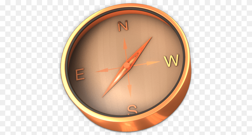 Compas Gold Icon Compass Icon, Disk Free Png Download
