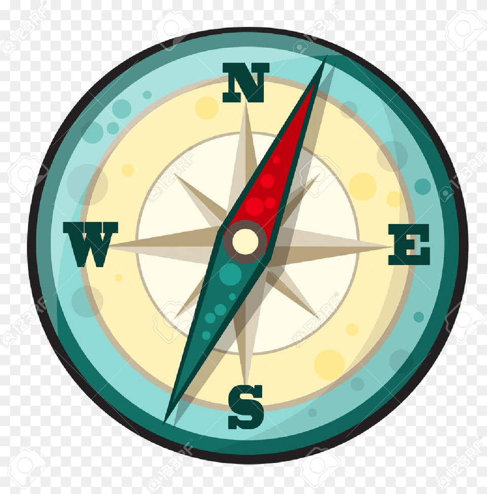 Compass Clipart Cartoon Graphics Illustrations Cartoon Compass, Aircraft, Airplane, Transportation, Vehicle Free Png