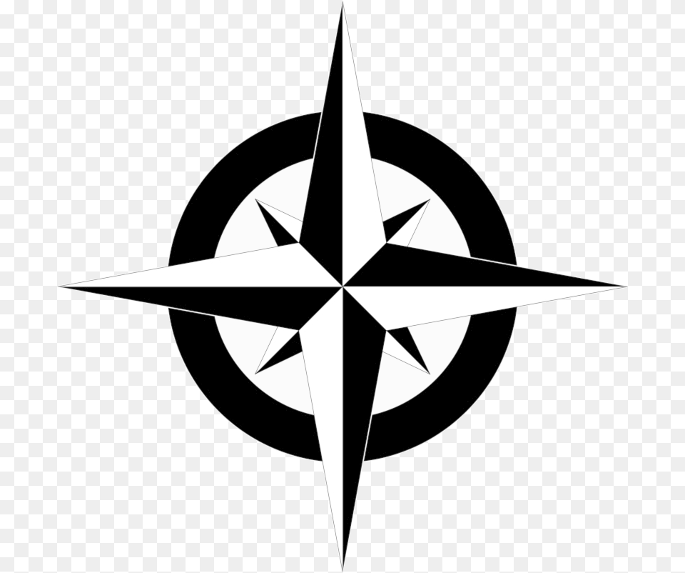 Compass Clipart North Arrow Simple Map Vector Transparent South On A Compass Png
