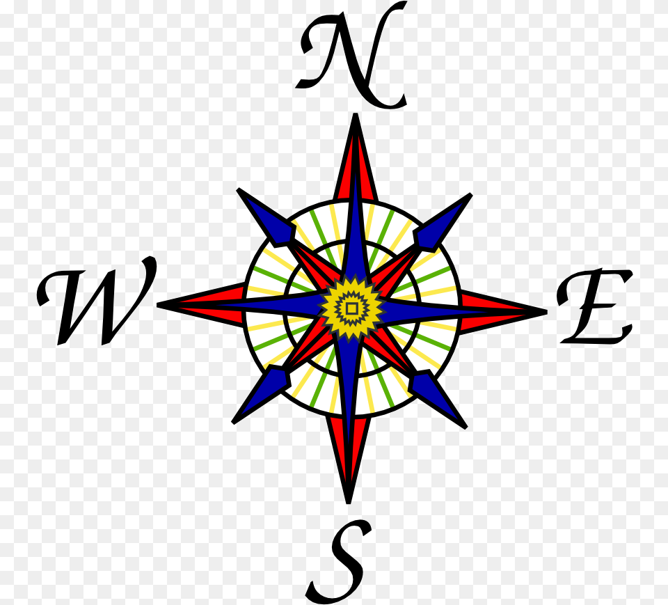Compass Clipart Rose Transparent Pictures Background Key And Compass Rose, Dynamite, Weapon Png Image