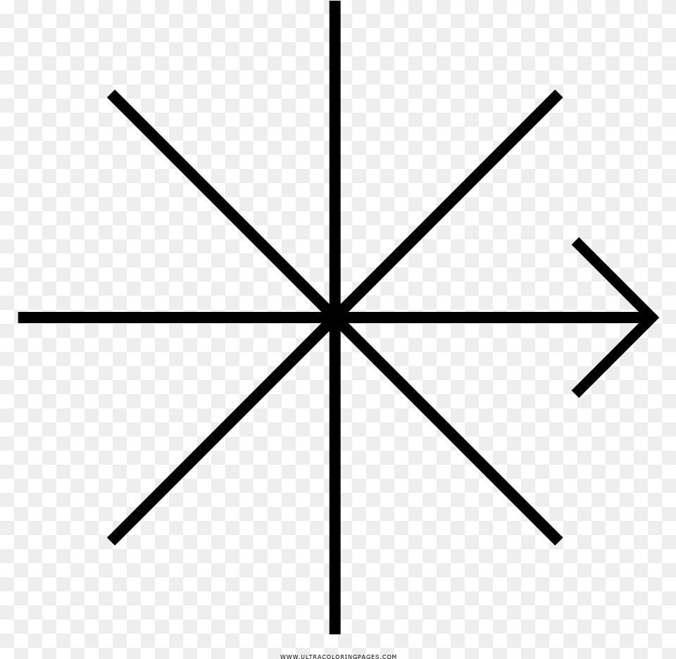 Compass Coloring, Gray Free Png