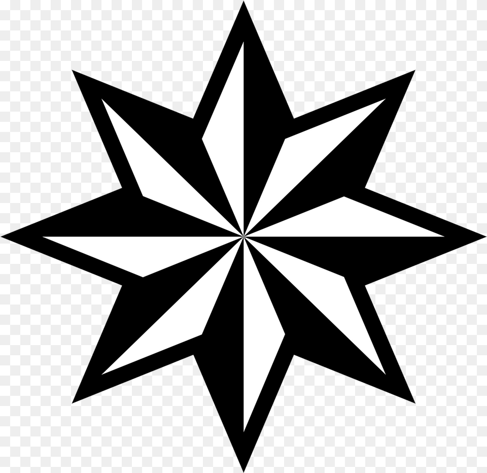 Compass Compass Vector, Star Symbol, Symbol, Leaf, Plant Free Png Download