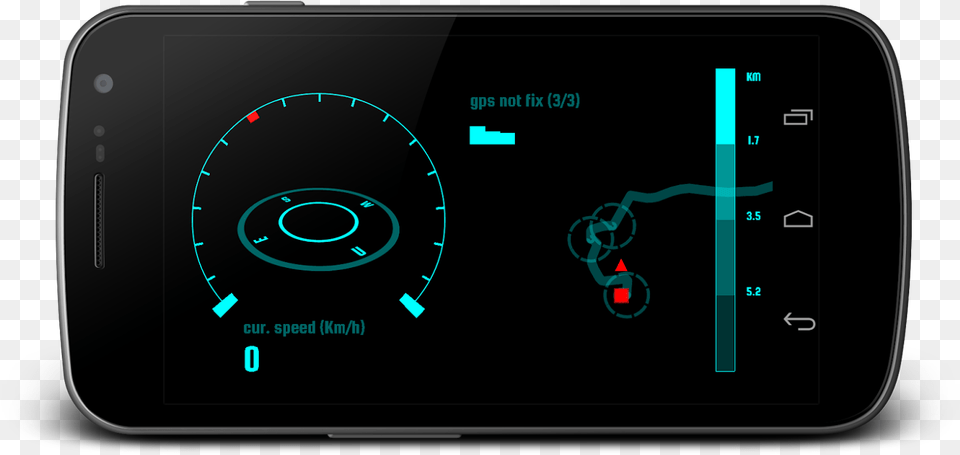 Compass Hud Android, Electronics, Mobile Phone, Phone, Gauge Png Image