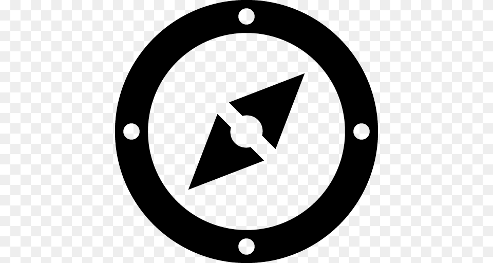 Compass Icon, Gray Free Transparent Png