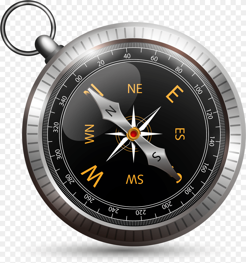 Compass Image Transparent Modern Compass, Ammunition, Grenade, Weapon Free Png Download