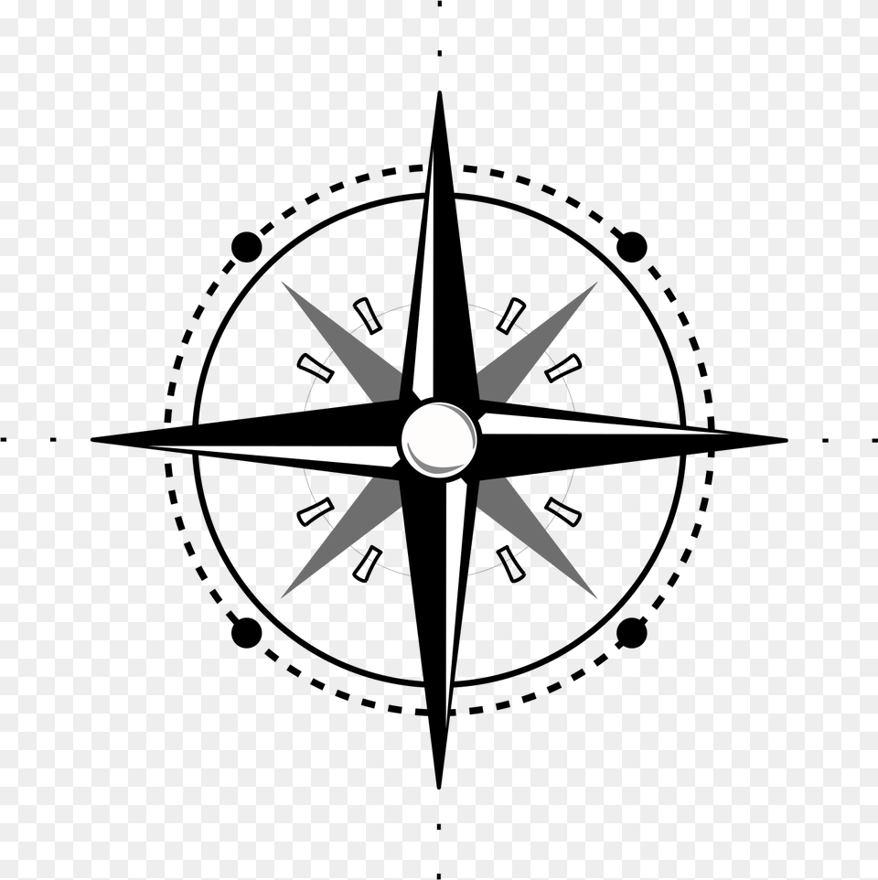 Compass On A Map, Symbol Free Png