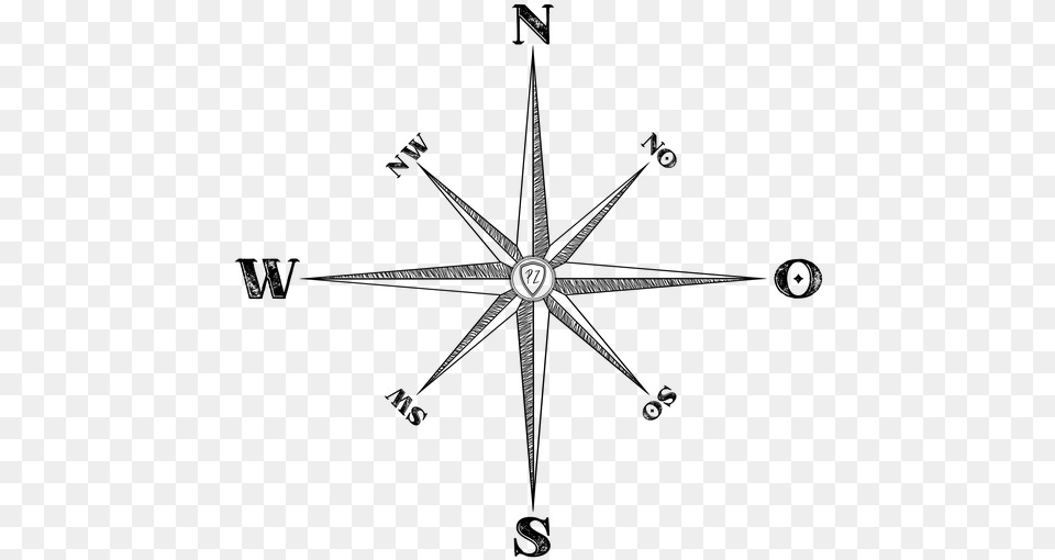 Compass Point, Gray Png