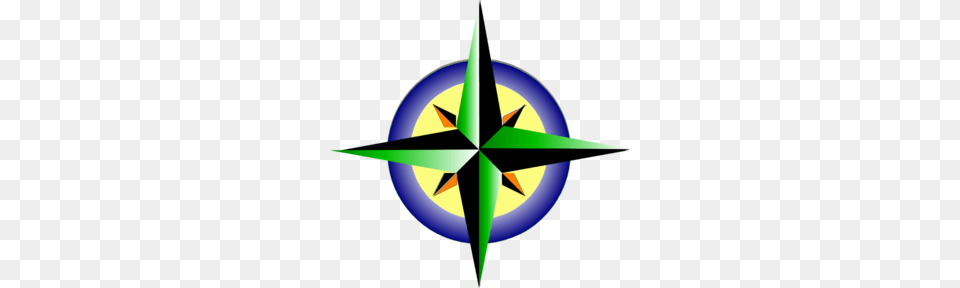 Compass Refreshing Green Blue With Yellow Clip Art Free Transparent Png