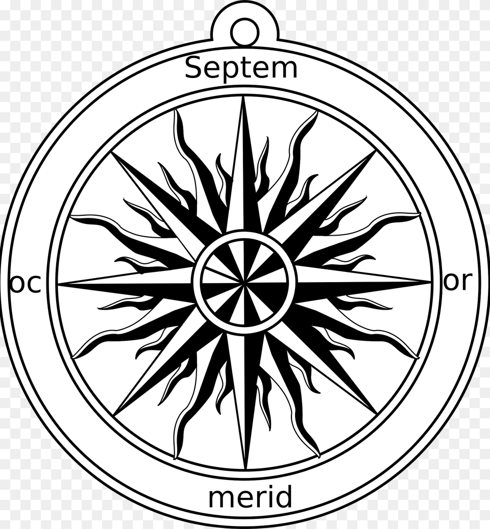 Compass Rose 1595 Clipart, Machine, Wheel Free Transparent Png