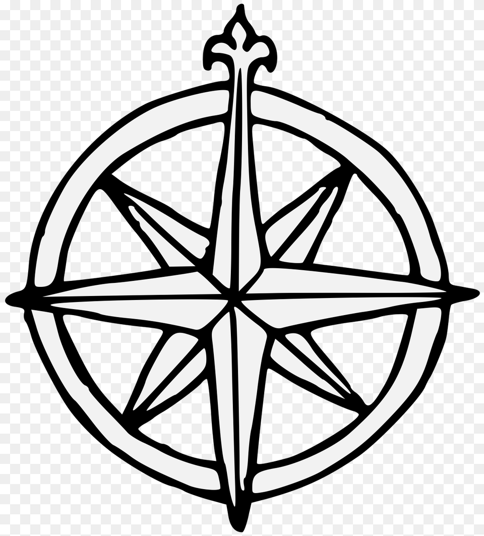 Compass Rose, Chandelier, Lamp, Symbol Free Transparent Png