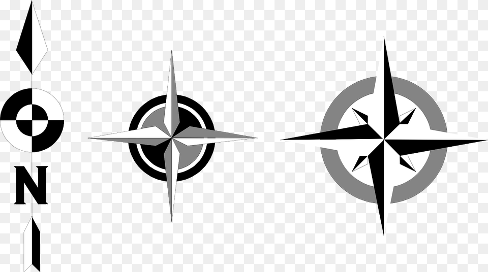 Compass Rose, Blade, Dagger, Knife, Weapon Free Png Download