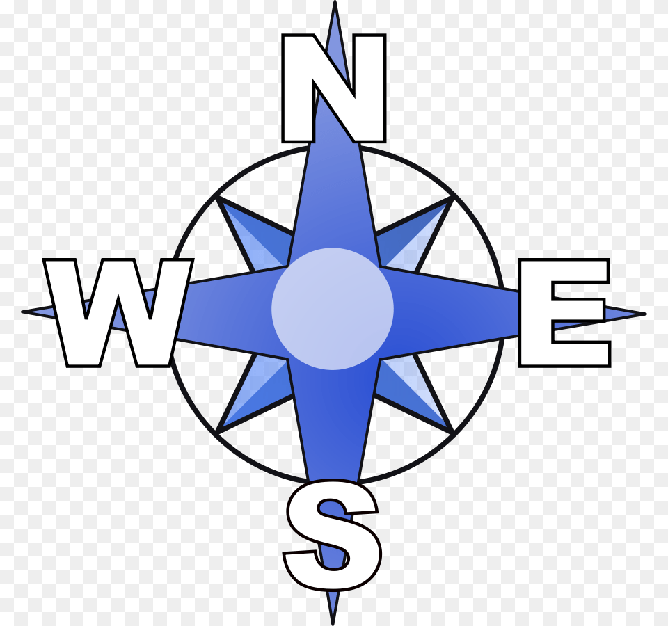 Compass Rose Clipart, Cross, Symbol Free Png