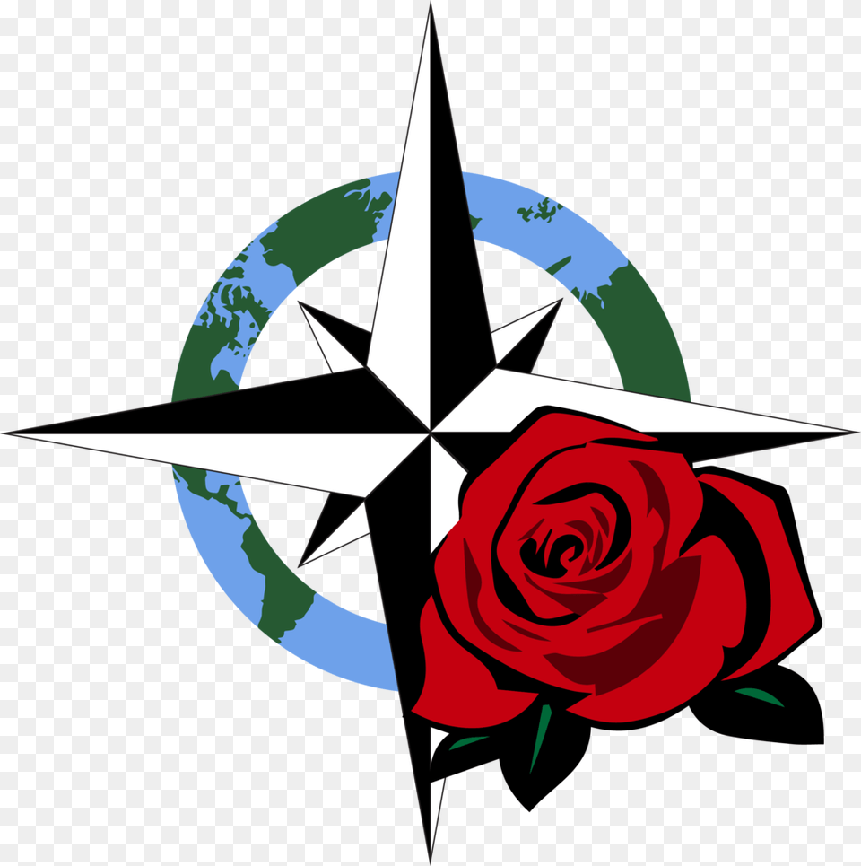 Compass Rose Cm By Benybing, Flower, Plant Free Png