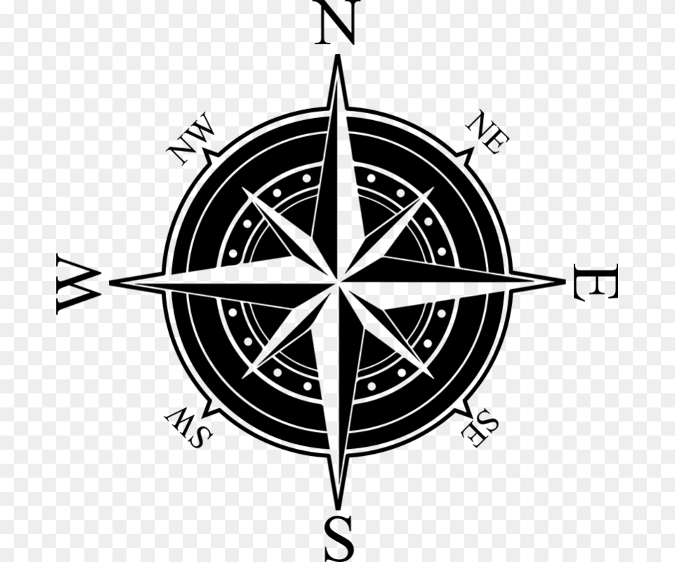 Compass Rose Hotel Wind Rose Transparent Compass Rose, Gray, Lighting Png