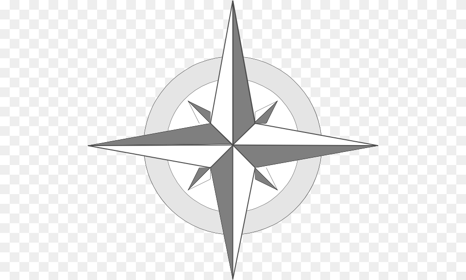 Compass Rose North South East West Symbol On Map Free Transparent Png
