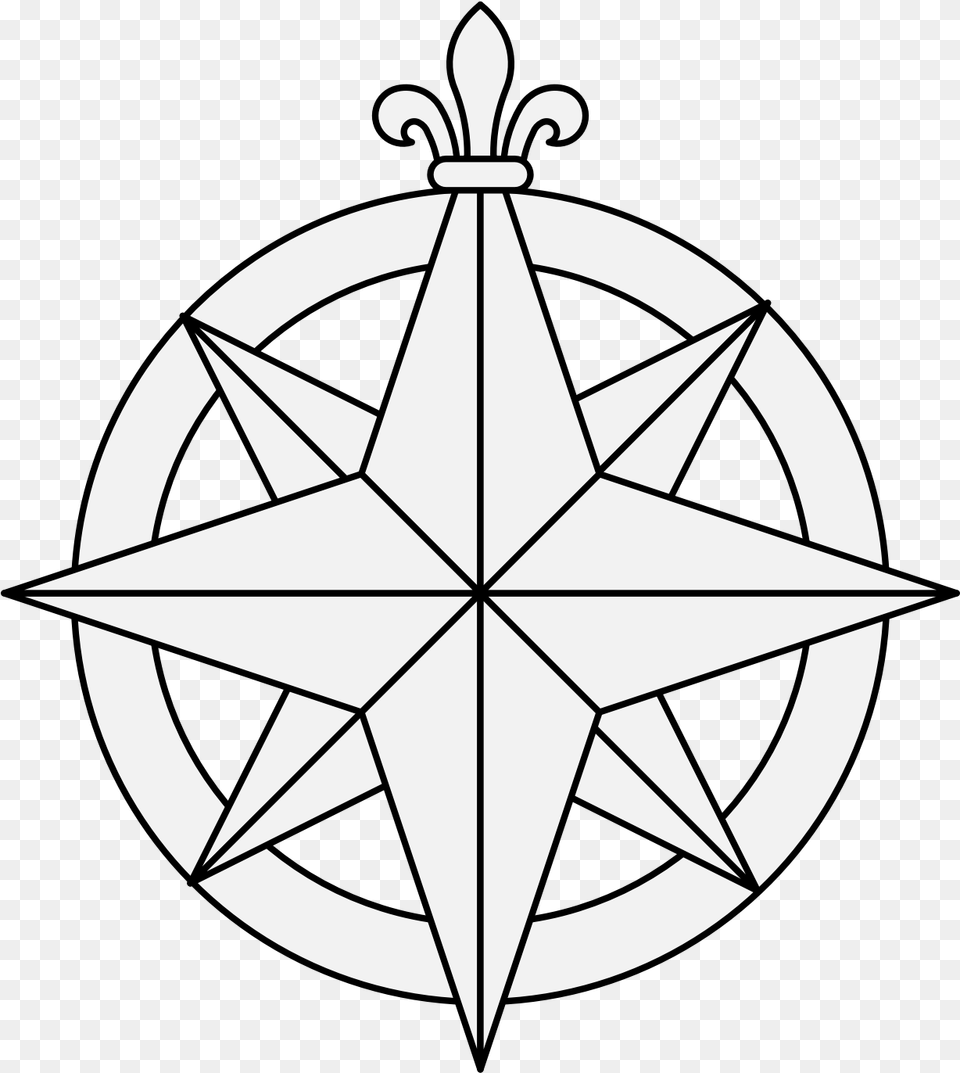Compass Svg Pdf, Symbol, Star Symbol, Chandelier, Lamp Free Png Download