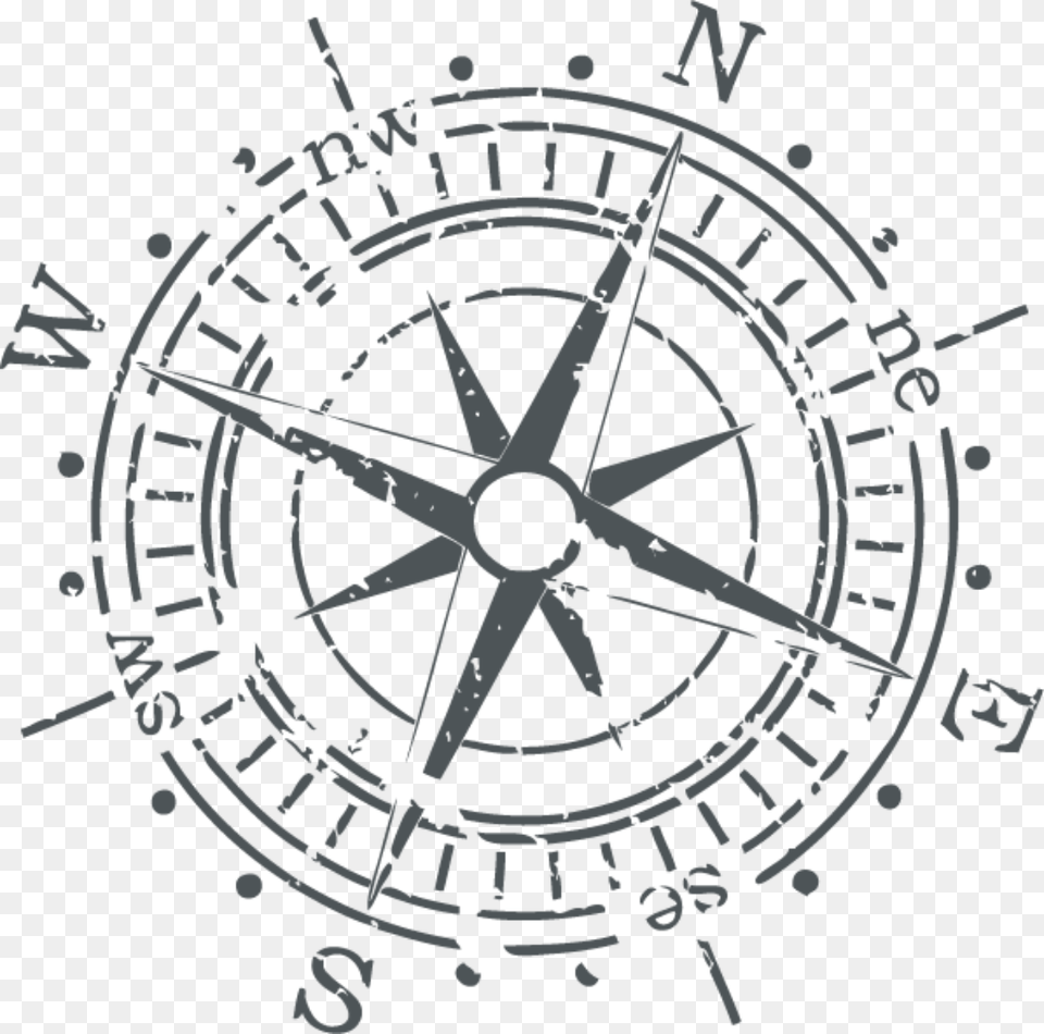 Compass Transprent Download Circle Black Compass Vintage Free Transparent Png