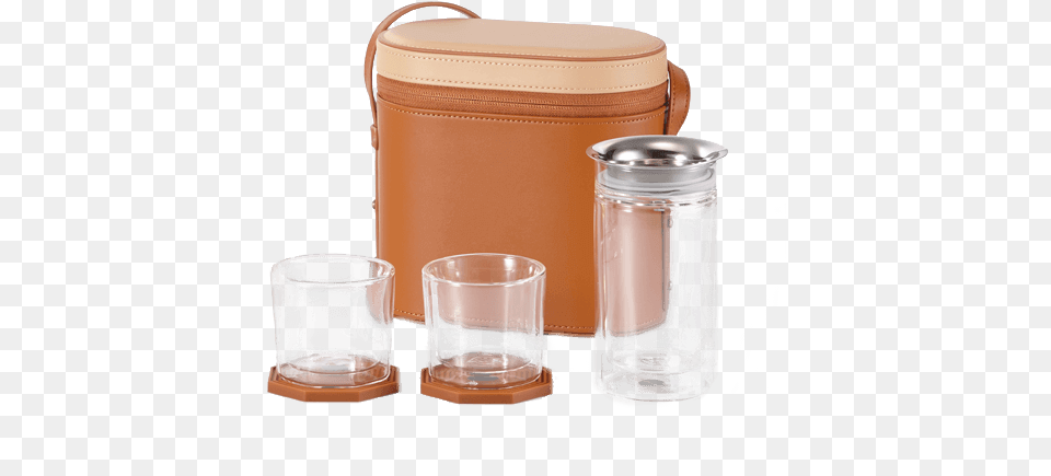 Compass Travel Tea Set Water Bottle, Jar, Glass, Shaker Free Png