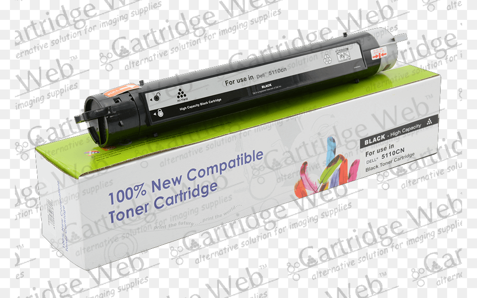 Compatible Toner Cartridge For Dell 5110cn Cartridge Web, Light, Plastic Wrap, Computer Hardware, Dynamite Png