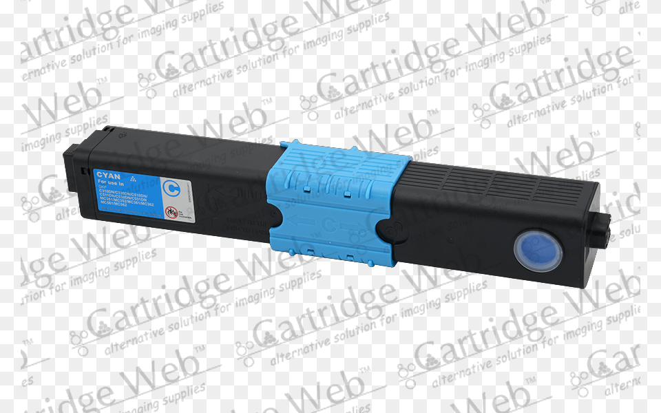 Compatible Toner Cartridge For Oki C330 Us Version Cartridge Web, Gun, Weapon, Light, Computer Hardware Free Png Download