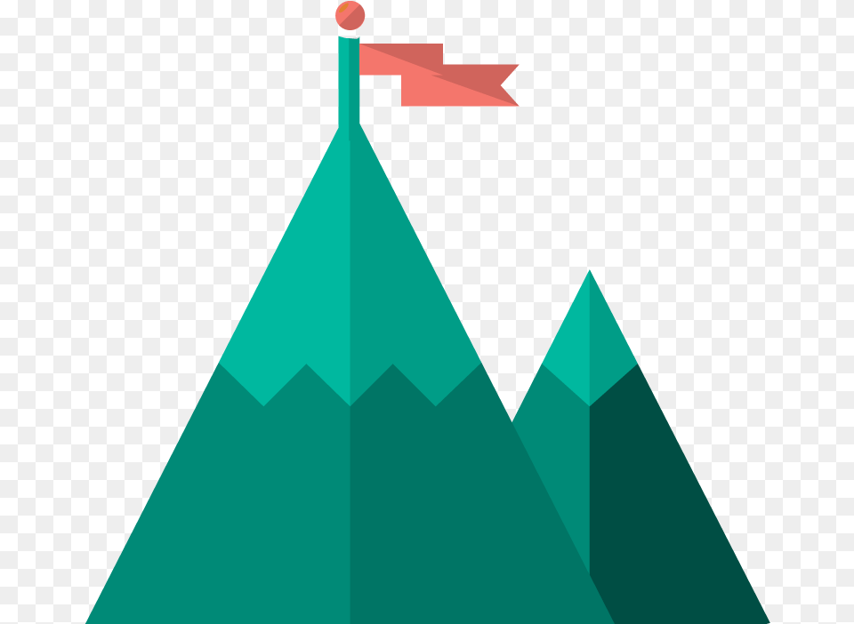 Competitive Or Goals Challenge, Triangle, Clothing, Hat Png