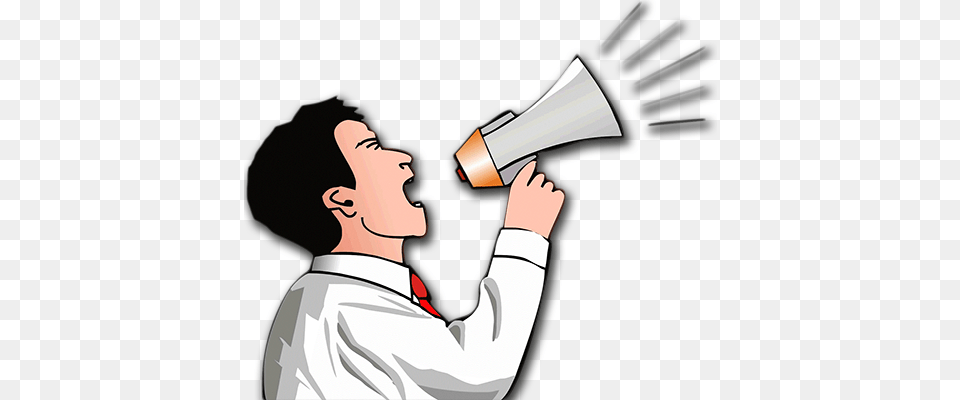Complaining About Others Ampquot Person With Megaphone Clipart, Face, Head, Adult, Man Free Png Download