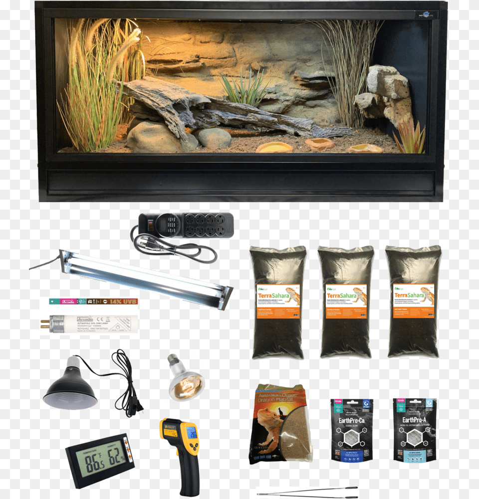 Complete Bearded Dragon Kits Bioactive Enclosures For Bearded Dragons, Computer Hardware, Electronics, Hardware, Monitor Png