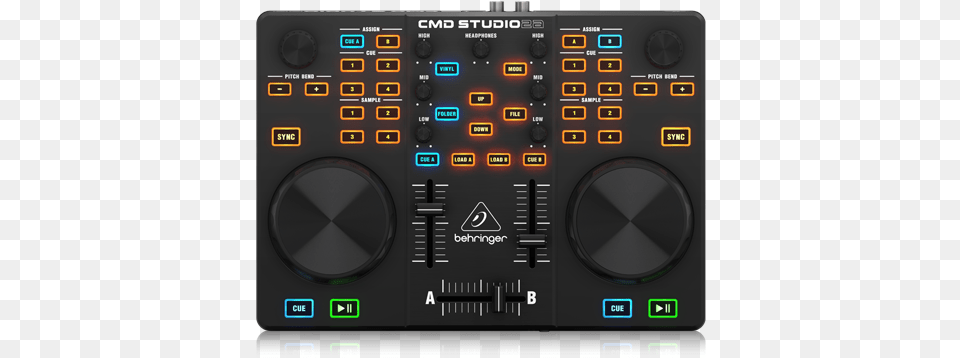 Complete Dj Setup In A Box Including Dual Deck Dj Controller Behringer Cmd Studio 2a Dj Controller 2 Channel, Electronics Free Png