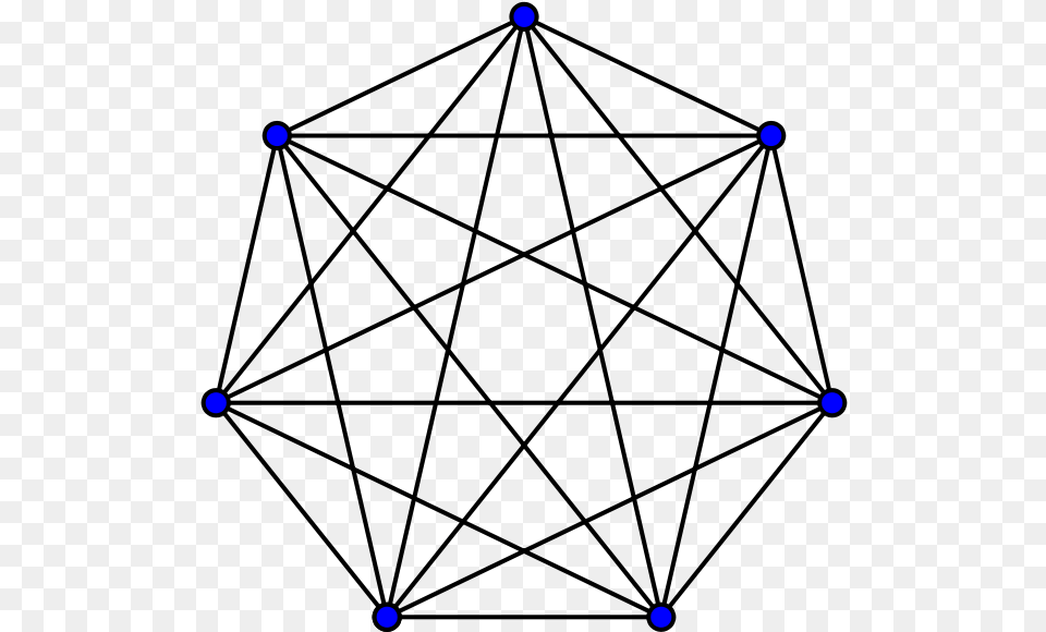 Complete Graph Complete Graph With 7 Vertices, Nature, Night, Outdoors, Lighting Free Transparent Png