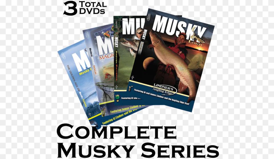 Complete Musky Dvd Series Flyer, Advertisement, Poster, Publication, Person Png