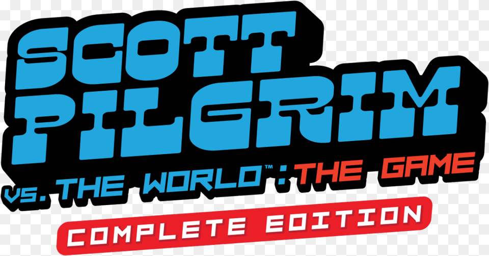 Complete Scott Pilgrim Vs The World The Game Complete Edition Logo, Advertisement, Poster, Scoreboard, Text Png Image