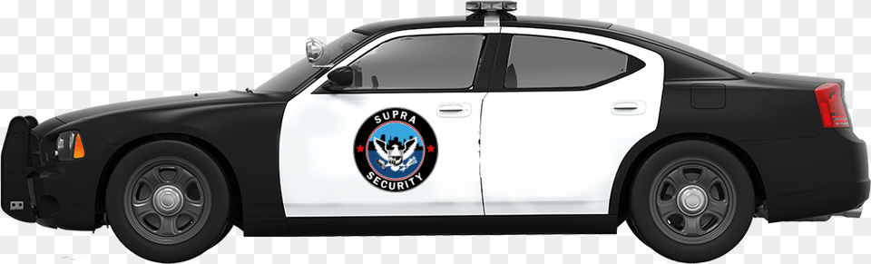 Complete Security Services Police Car Side View, Transportation, Vehicle, Police Car, Machine Png Image