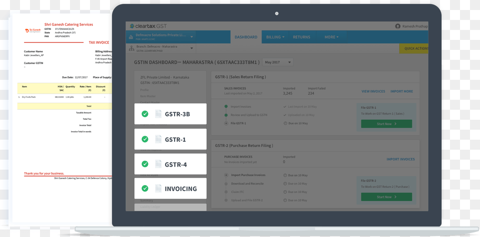 Complete Solution For All Gst Compliance Invoice, File, Text, Webpage, Computer Hardware Free Png