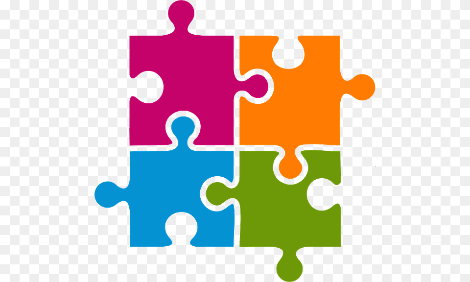 Completed Four Piece Puzzle, Game, Jigsaw Puzzle, Head, Person Free Png Download